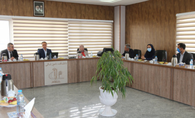 نشست رئیس دانشگاه آتاتورک کشور ترکیه و هیات همراه با رئیس ومدیران گروه های آموزشی