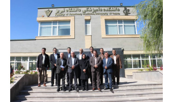 دیدار مدیرکل دامپزشکی آذربایجان شرقی و رئیس شورای نظام دامپزشکی استان با رئیس دانشکده و جمعی از اساتید دامپزشکی دانشگاه تبریز